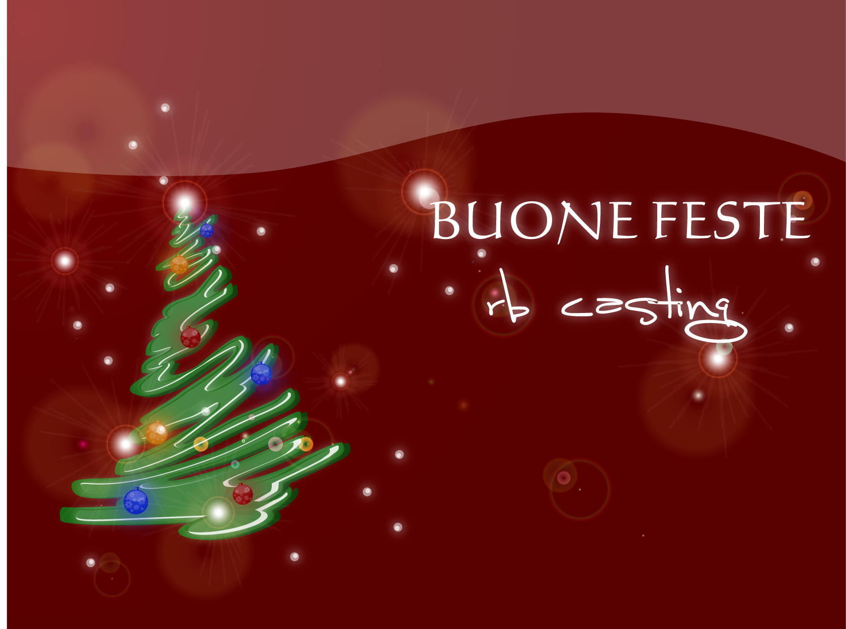 Foto Buone Feste Di Natale.435363 Buone Feste Rb Casting Albero Di Natale Firmato Rb Casting