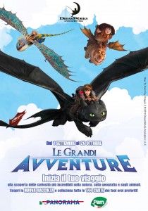 Dragon-Trainer-2-LE-GRANDI-AVVENTURE-PAM-PANORAMA-Poster-2014