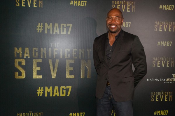 "The Magnificent Seven" Red Carpet And Photo Call, Marina Bay Sands, Singapore