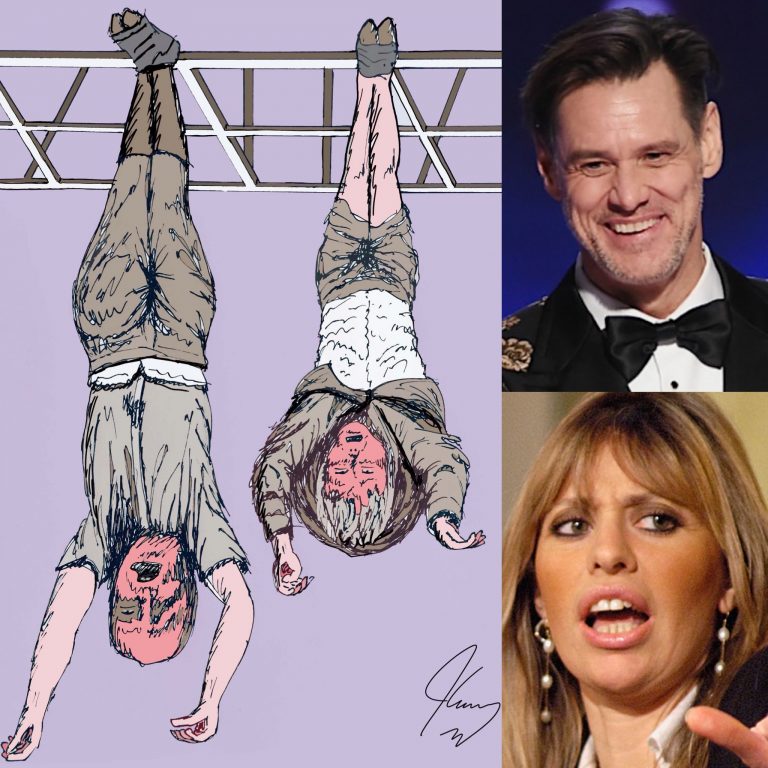 Political Artist Jim Carrey Is Feuding With Benito Mussolini S Sexiz Pix