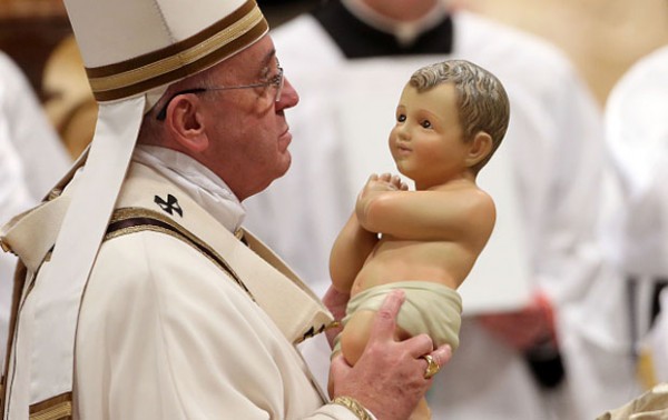 Pope Francis Celebrates Christmas Night Mass