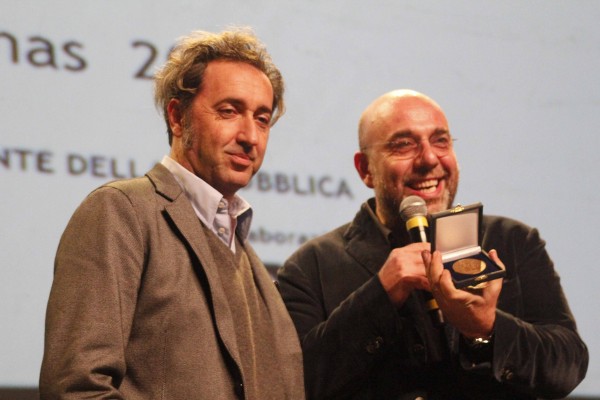 Paolo-Sorrentino-e-Paolo-Virzi-con-la-medaglia-2014