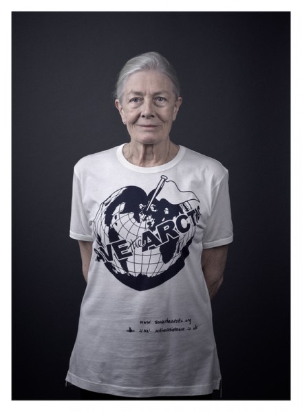Vanessa Redgrave Models 'Save the Arctic' T-Shirt
