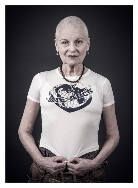 Vivienne Westwood Models 'Save the Arctic' T-Shirt